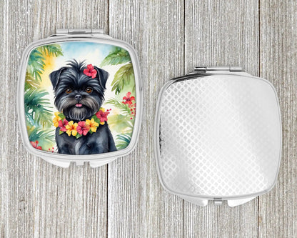 Affenpinscher Luau Compact Mirror WEM Support (www.WEM.support)