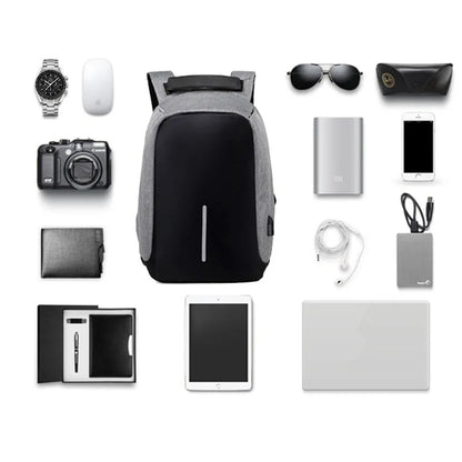 Laptop-Rucksack mit USB-Ladefunktion WEM Support (www.WEM.support)