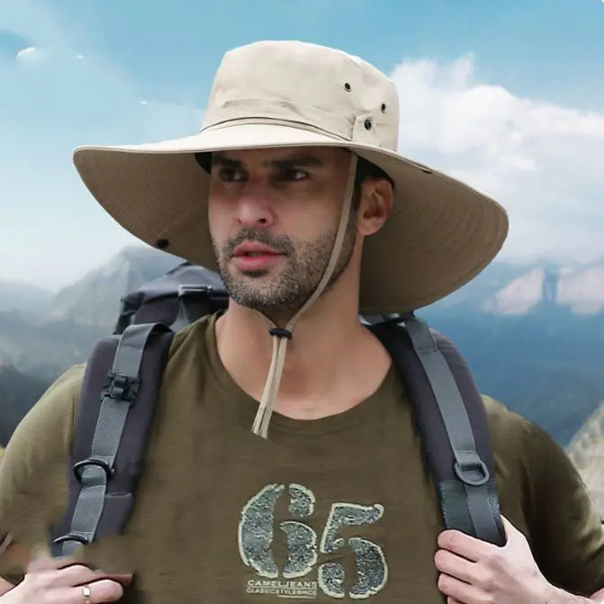 Outdoor Mountaineering Visor Western Cowboy Hat HejK.com