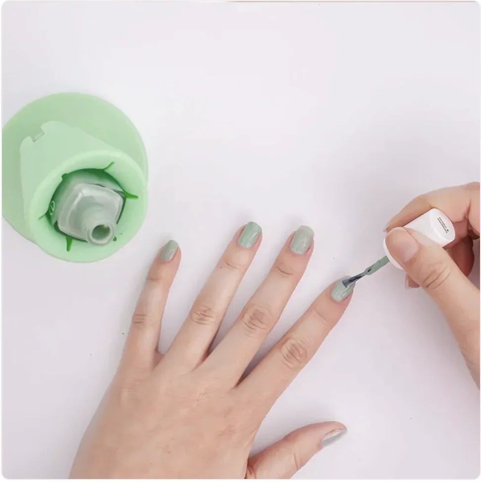 Silicone Nail Polish Holder Ring HejK.com