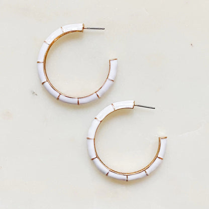 Candy Drop Colored Hoop Earrings WEM Support (www.WEM.support)