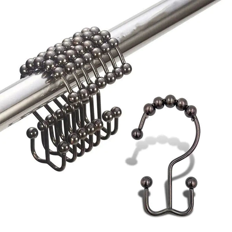 Stainless Steel Mountain-shaped Ball Curtain Hook WEM Support (www.WEM.support)