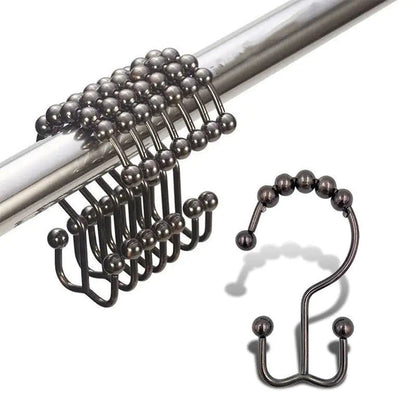 Stainless Steel Mountain-shaped Ball Curtain Hook WEM Support (www.WEM.support)