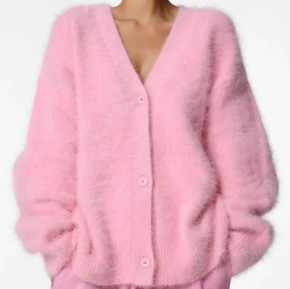 Solid Color V-Neck Pullover WEM Support (www.WEM.support)