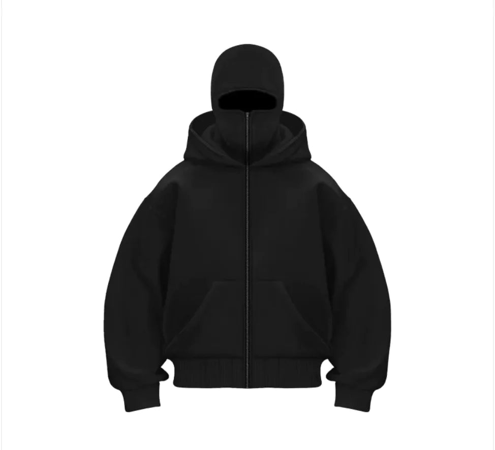 Fleece-Lined Dual Hood Sweatshirt