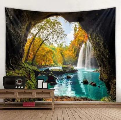 Natural Scenery Printed Hanging Cloth Decoration WEM Support (www.WEM.support)