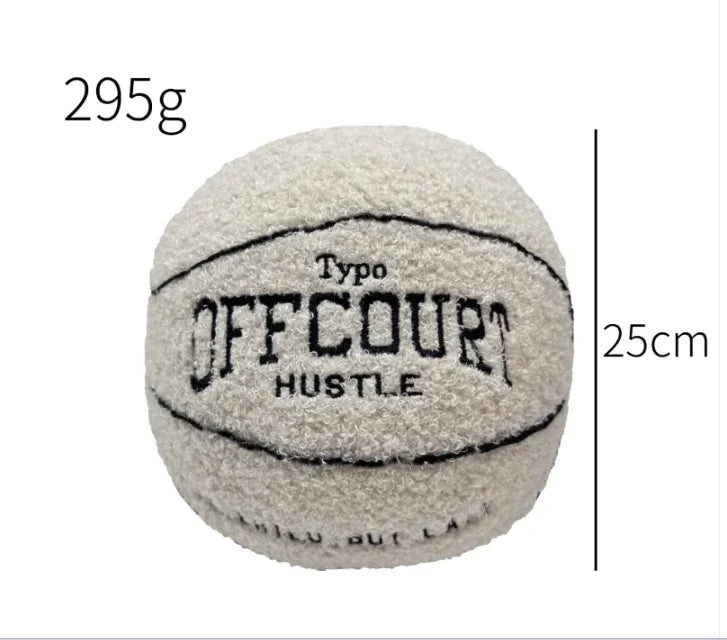 Basketball Pillow Plush Doll WEM Support (www.WEM.support)