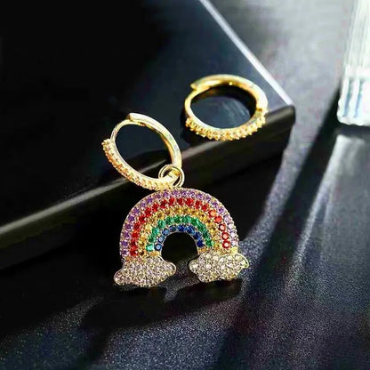 Rainbow Earrings WEM Support (www.WEM.support)