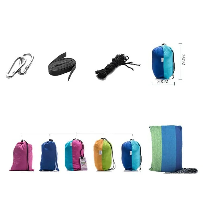 Outdoor Camping Hängematte mit Moskitonetz WEM Support (www.WEM.support)