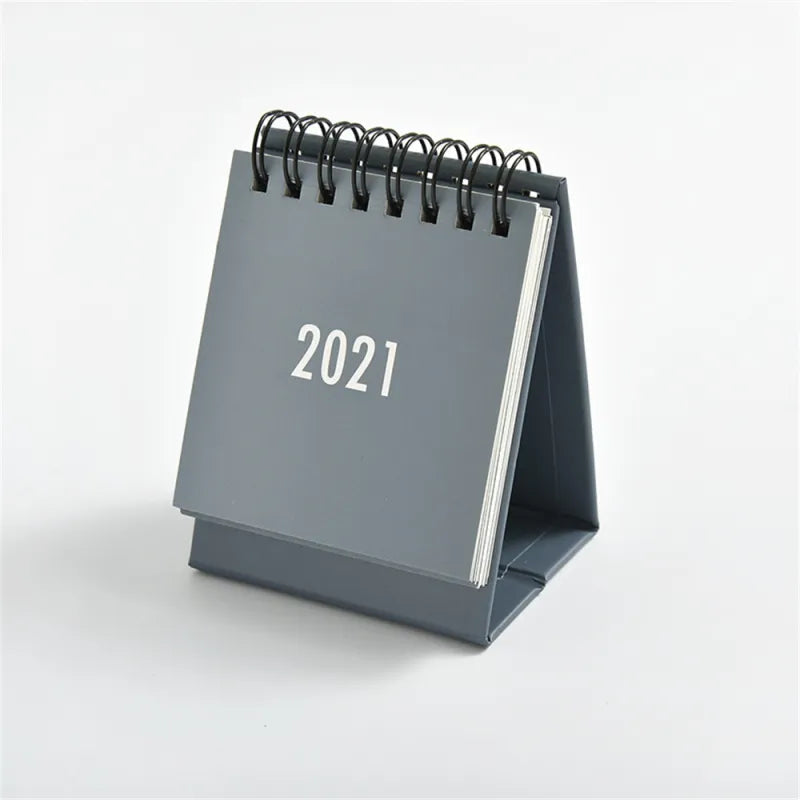 Solid Color Small Desk Calendar WEM Support (www.WEM.support)
