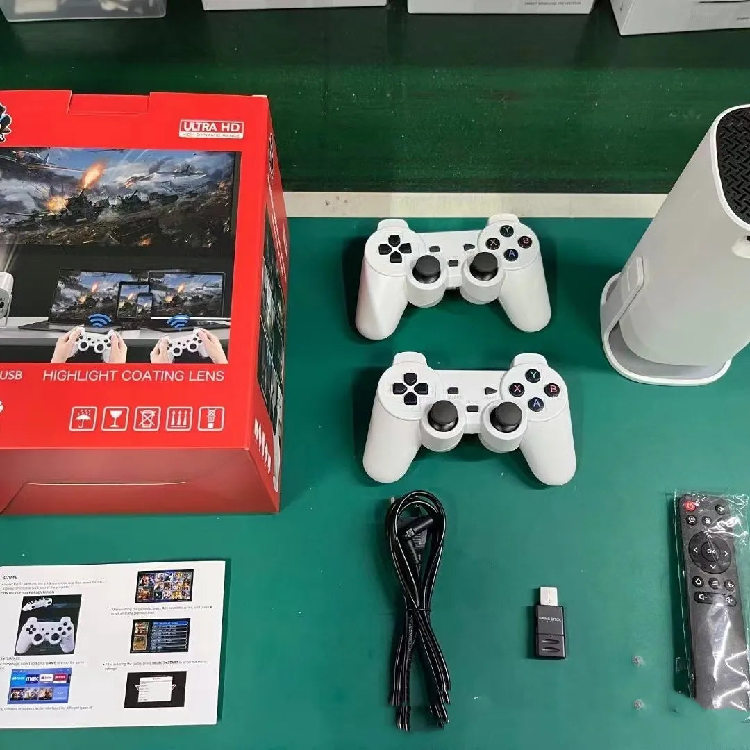 P30 Game Console Projector P30MAX HD Wireless Projection Screen Man-Machine Boxing King WEM Support (www.WEM.support)