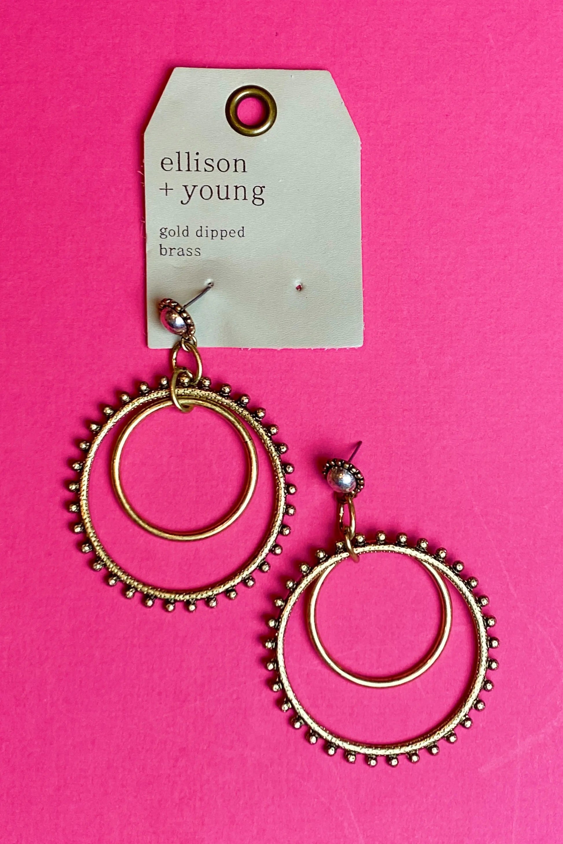 Double The Fun Hoop Earrings WEM Support (www.WEM.support)
