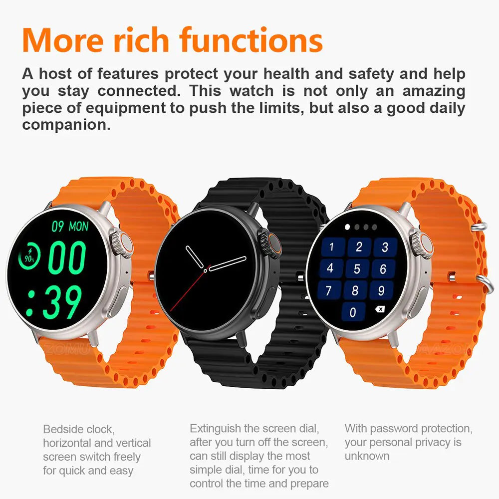 AMOLED 1.6 Inch Smart Watch WEM Support (www.WEM.support)