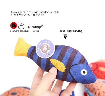 Catnip Fish Plush Toy HejK.com
