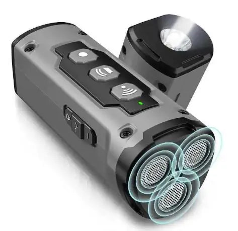 Three-Head Ultrasonic High-Power Dog Repellent with Spray WEM Support (www.WEM.support)