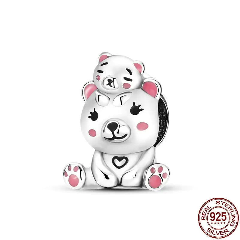 Cute Animal Series Charm Beads WEM Support (www.WEM.support)