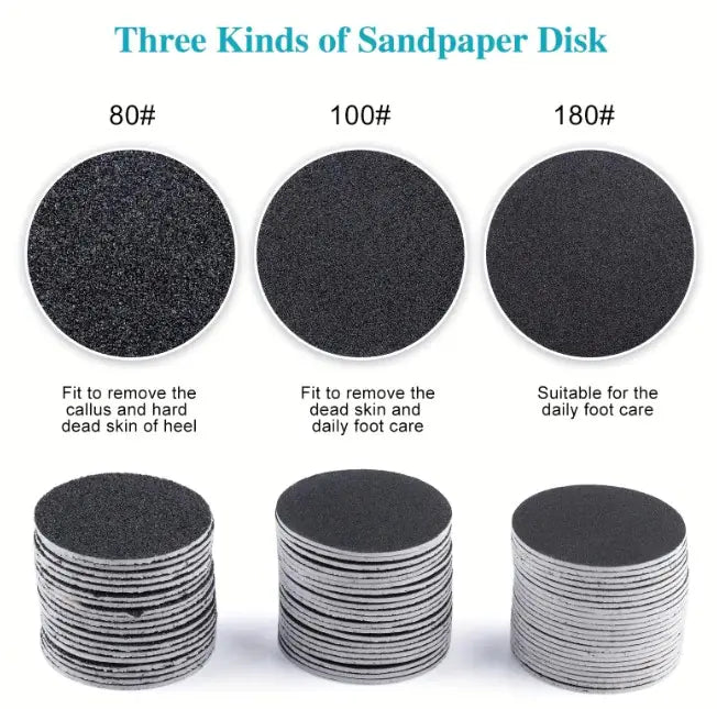 Stone Sandpaper Electric Foot Grinder WEM Support (www.WEM.support)