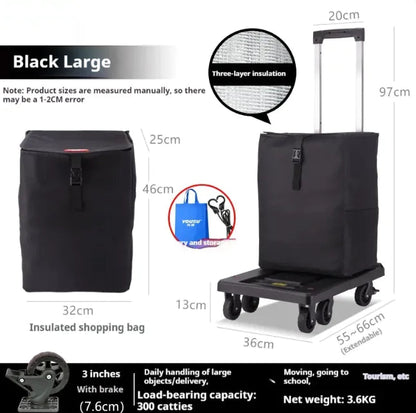 Fold Portable Hand Trolley WEM Support (www.WEM.support)