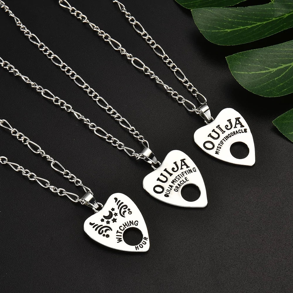 Ouija Pendant Chain Necklace WEM Support (www.WEM.support)