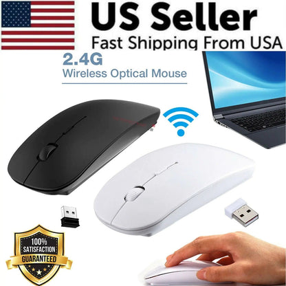 2.4GHz USB Wireless Optical Mouse Mice For Apple Mac Macbook Pro Air PC WEM Support (www.WEM.support)