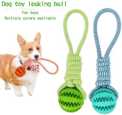 Pet Ball Toy with Rope Rubber
