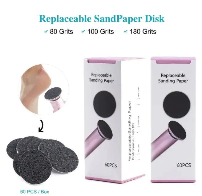 Stone Sandpaper Electric Foot Grinder WEM Support (www.WEM.support)