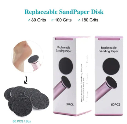 Stone Sandpaper Electric Foot Grinder WEM Support (www.WEM.support)