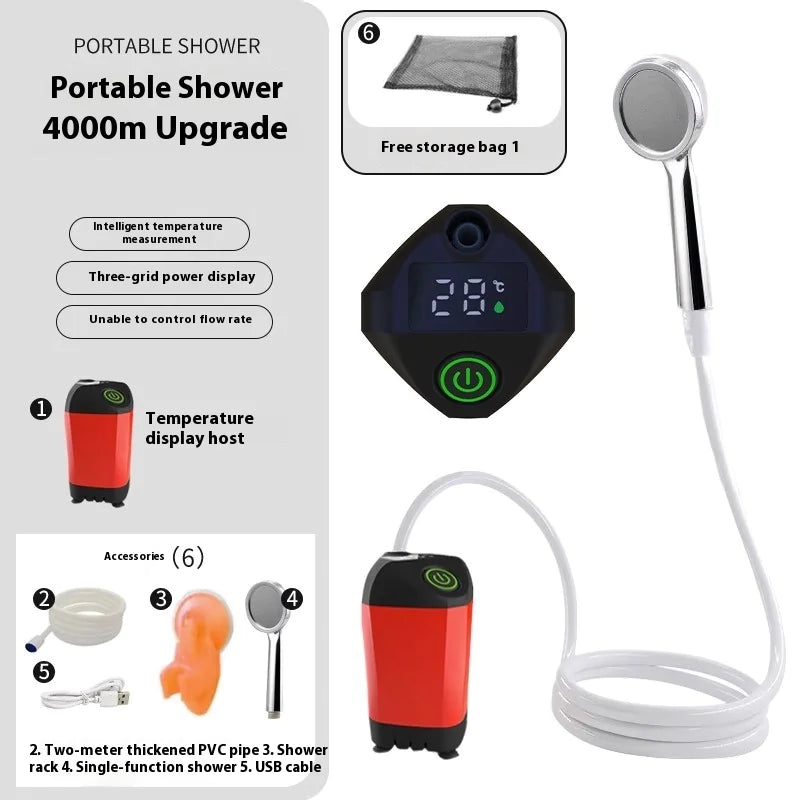 Portable Outdoor Shower WEM Support (www.WEM.support)