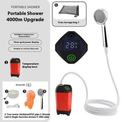 Portable Outdoor Shower WEM Support (www.WEM.support)