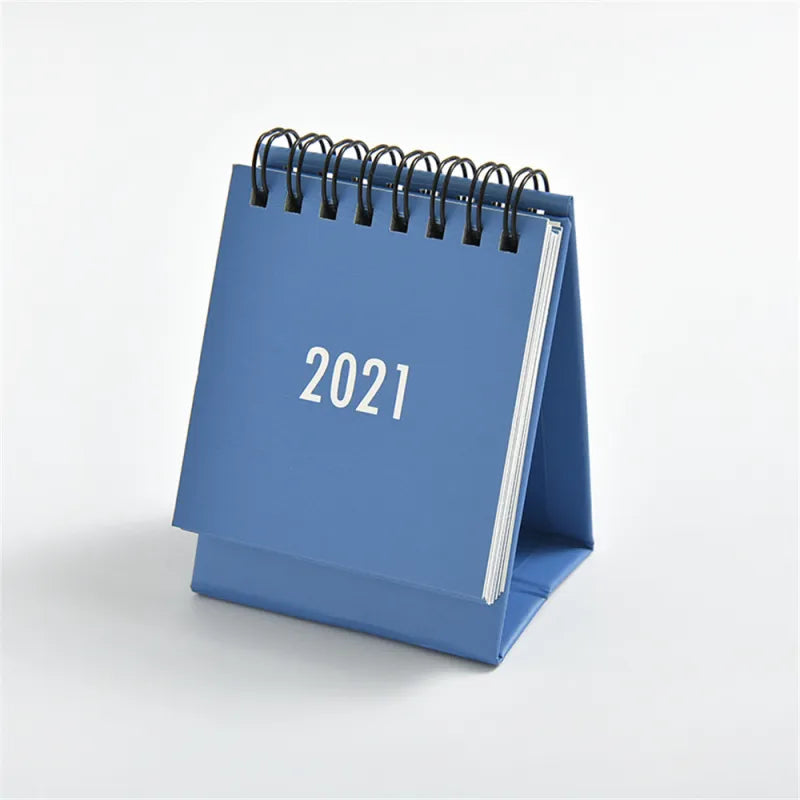 Solid Color Small Desk Calendar WEM Support (www.WEM.support)