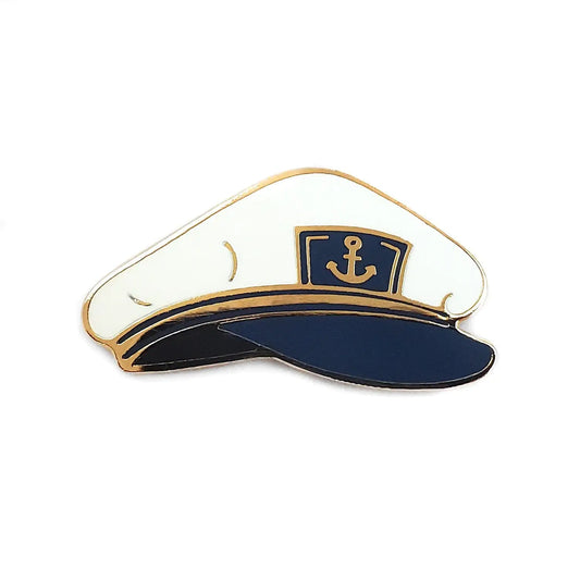 Captain's Hat Golf Ball Marker WEM Support (www.WEM.support)