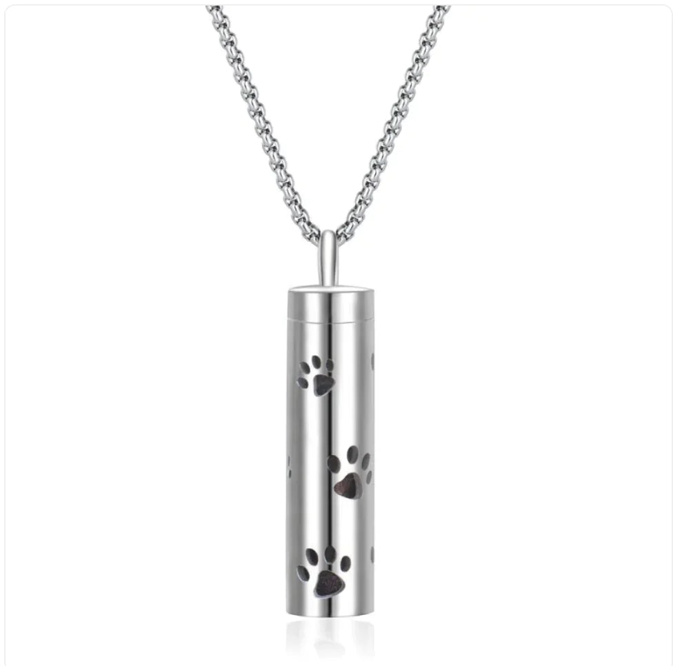 316L Stainless Steel Perfume Oil Diffuser Necklace WEM Support (www.WEM.support)