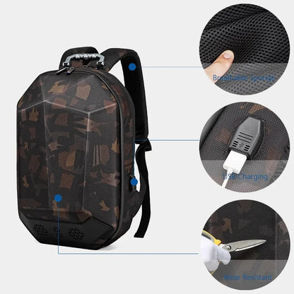 Multifunktions-Reiserucksack mit USB Bluetooth WEM Support (www.WEM.support)