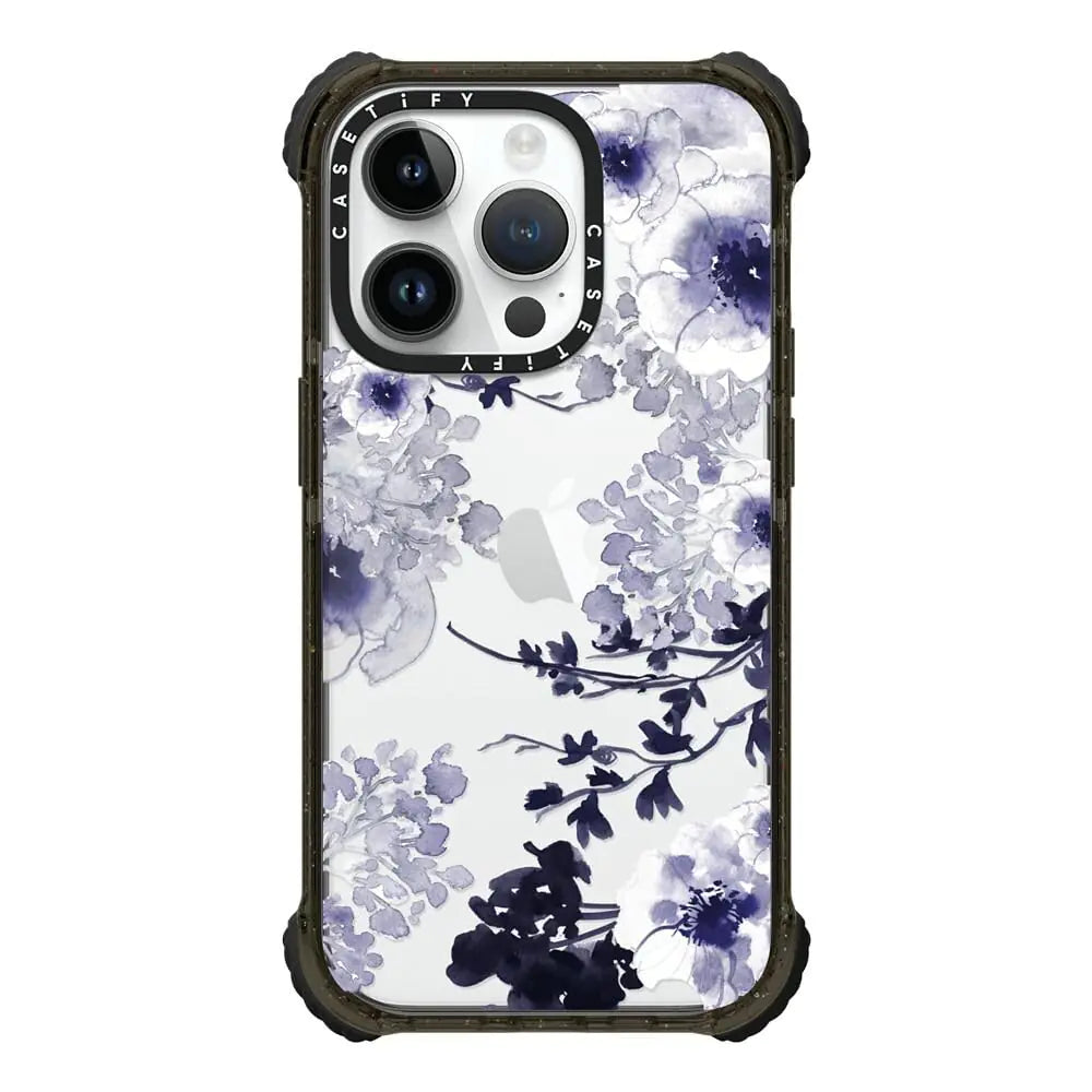 CASETiFY Ultra Impact iPhone 14 Pro Case [5X Military Grade Drop Tested / 11.5ft Drop Protection] - SARILMAK Patchwork - Glossy Black HejK.com