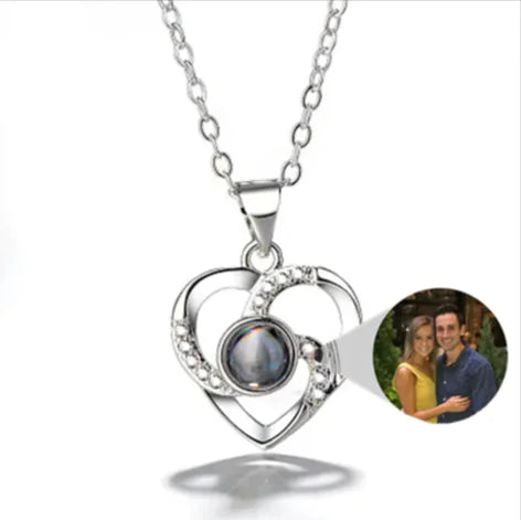 EternalHeart S925 Silver Photo Projection Necklace WEM Support (www.WEM.support)