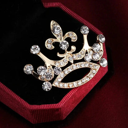 Pearly Flower Swath Brooch WEM Support (www.WEM.support)