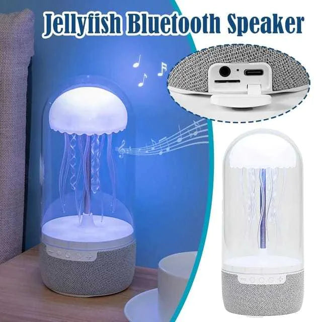 3 In 1 Creative Colorful Jellyfish Lamp Bluetooth-compatible Speaker WEM Support (www.WEM.support)
