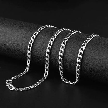 Stainless Steel Chain Necklace WEM Support (www.WEM.support)