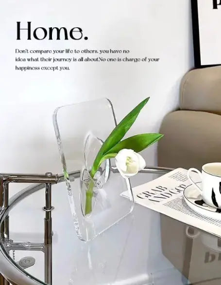 Acrylic Vase WEM Support (www.WEM.support)