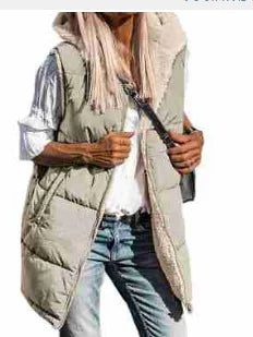 Double-Sided Hooded Cotton Jacket Vest WEM Support (www.WEM.support)