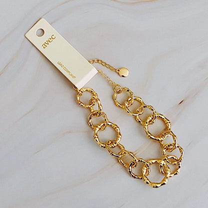 Artfully Linked Chain Bracelet WEM Support (www.WEM.support)