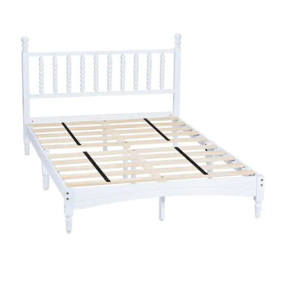 Solid Rubberwood Bed WEM Support (www.WEM.support)
