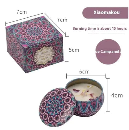 Dried Flower Fragrance Candle Flower Fragrance Incense Candle WEM Support (www.WEM.support)