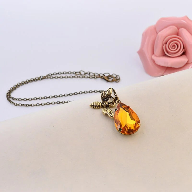 Amber Crystal Pendant WEM Support (www.WEM.support)