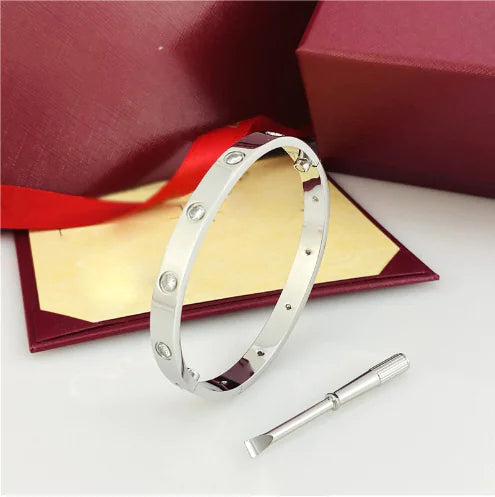Silver Love Bracelet WEM Support (www.WEM.support)