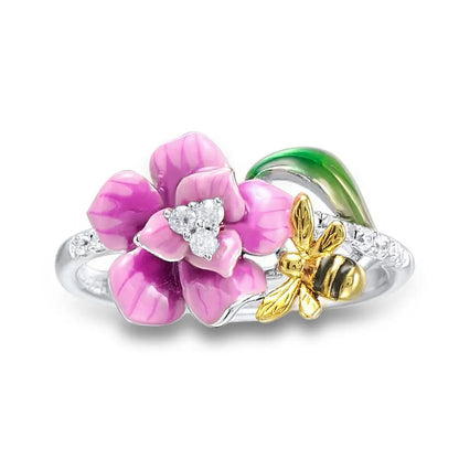 Colorful Enamel Ring WEM Support (www.WEM.support)