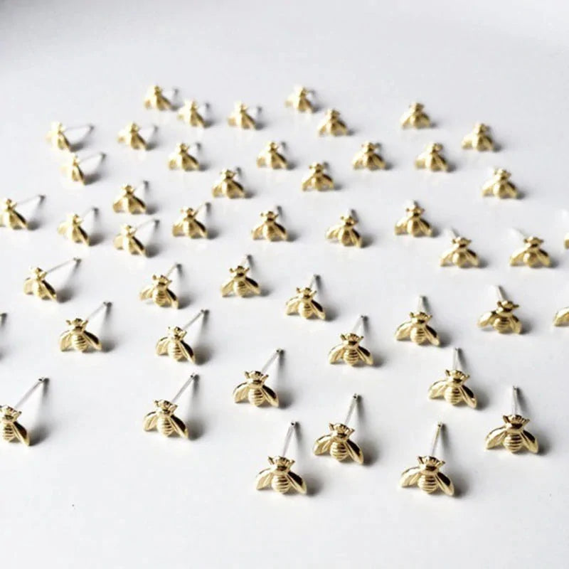 Minimal Bee Earrings WEM Support (www.WEM.support)
