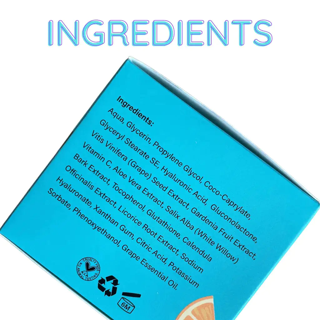 Overnight Hydrating Antioxidant Vitamin C Hyaluronic Acid Sleeping Facial Mask Large 4oz Size WEM Support (www.WEM.support)