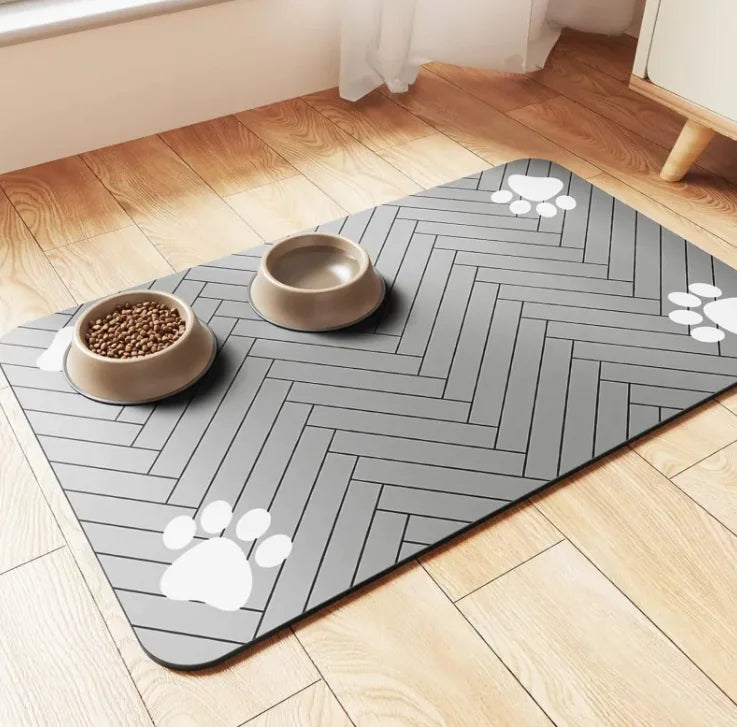 Quick-Dry Diatom Pet Feeding Mat WEM Support (www.WEM.support)