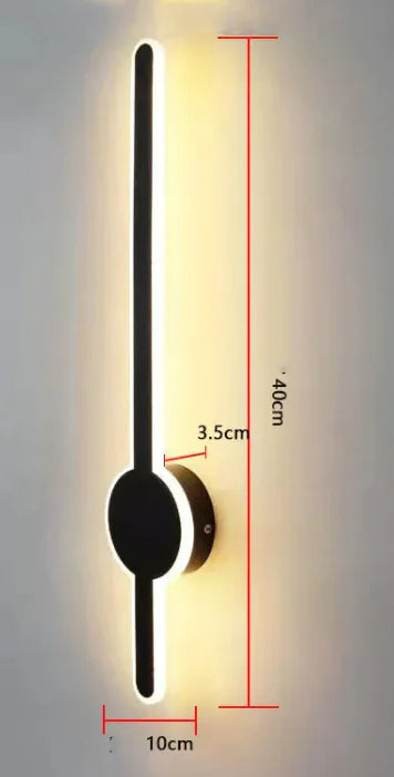 Minimalist Luxury Line LED Acrylic Wall Light WEM Support (www.WEM.support)